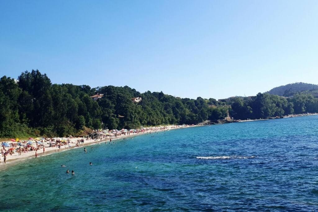 شقة Piso Vistas Al Mar 2. Playa Aguete. Rias Baixas Marín المظهر الخارجي الصورة