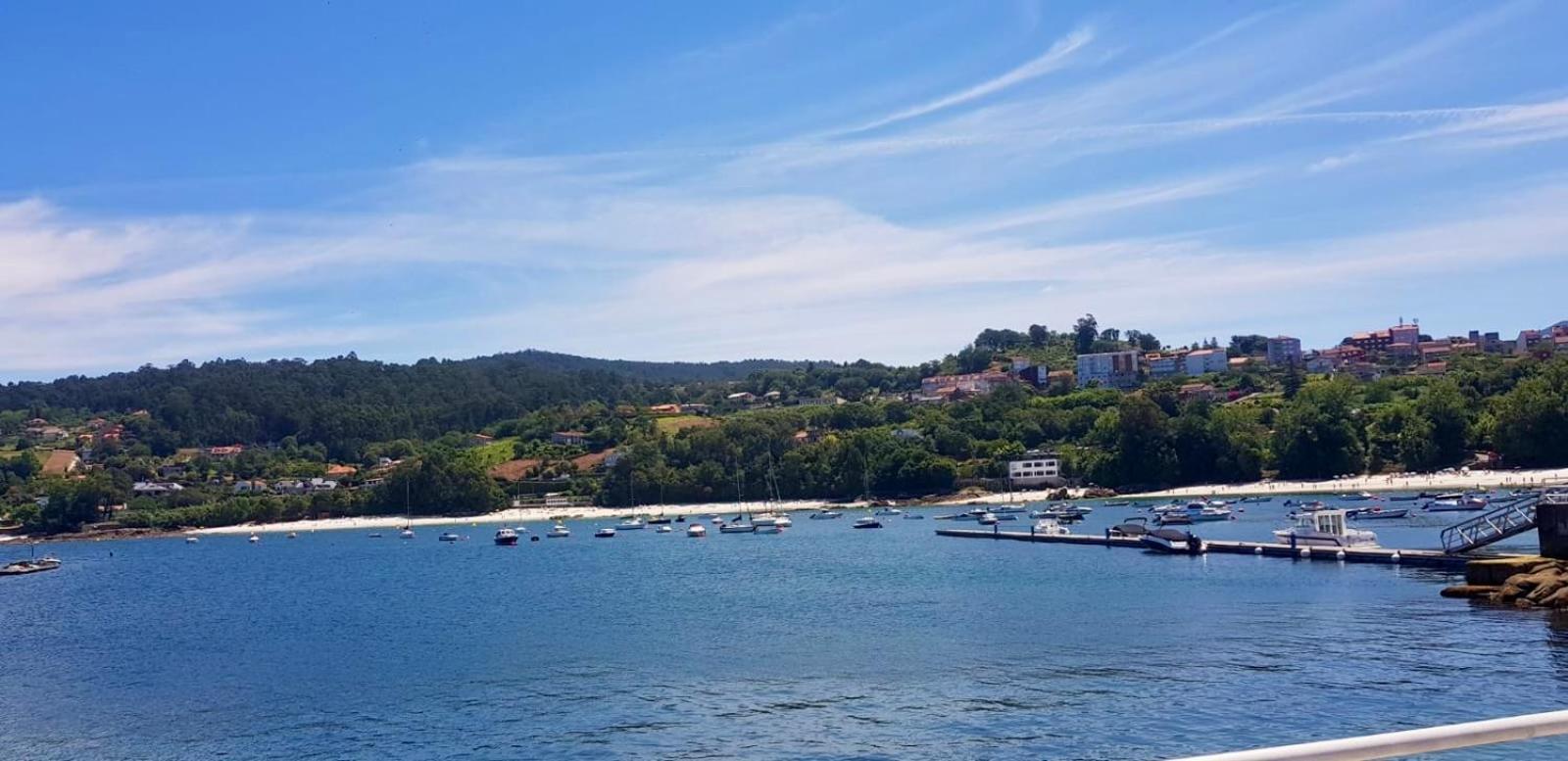 شقة Piso Vistas Al Mar 2. Playa Aguete. Rias Baixas Marín المظهر الخارجي الصورة